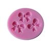 Pink Silicone Bowknot Cake Mold Decorating Baking Chocolate Fondant Mould Tool