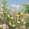 Iron Butterfly Honeybees Ladybugs Metal Wall Art Weather Proof Garden Homes Decors Handmade 3D Insect Sculpture