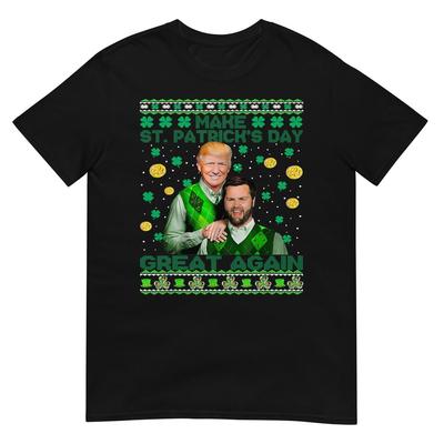 Trump Vance Brothers Lustiges St. Patrick's Day Hässlicher Pullover T-Shirt