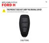 Zinc Alloy Car Key Case Cover Protective Shell Fob for Ford Mondeo Focus Fiesta Kuga C-Max S-Max MK3 Car Interior Accessories