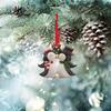 Christmas Tree Hangings Pendants Home Decorations For Tree Wall Doorway Couple Snowman Penguin Bear Ornaments For Party Decor