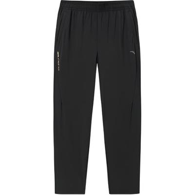 Casual Simple Solid Color Straight Leg Knitted Sports Pants Women Bottoms Black 162527311-2