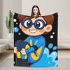 Dispatch Game Cute Water Boy Blankets Quality Warm Soft  Throw Blanket Winter Kids Adult Outdoor Pattern Bedspread