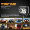 4 Inch 60W Work Light Spot Flood Offroad Car Lights Bar Fog Lamp For Jeep Off Road 4X4 ATV UTV Truck Trailer Ship LED Headlights