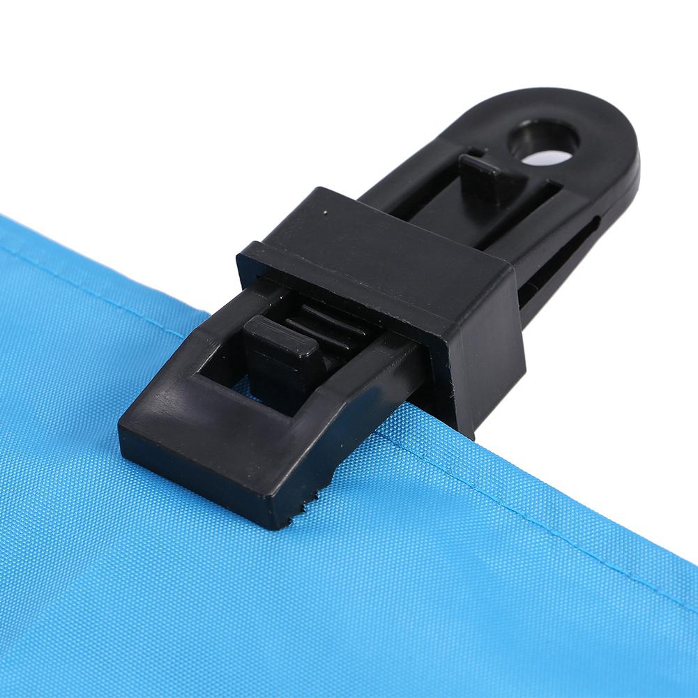 6pcs High Strength Plastic Tent Clamp Clips Heavy Duty Locking Tarp Clips For Outdoor Camping