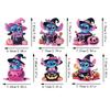 6pcs/Set Halloween Series Diamond Painting Magnets for Refrigerator Diamond Art Fridge Magnets for Adults Diamond Art Refrigerator Magnets Kits