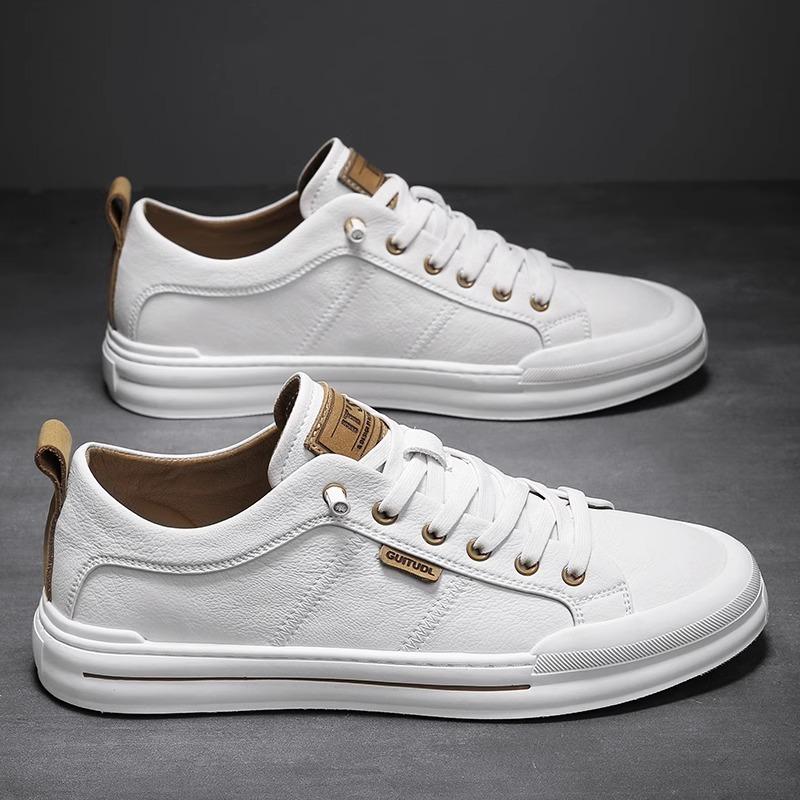 

Summer breathable shoes flat shoes casual leather shoes sports little white tide shoes 39 standard athletic fit
