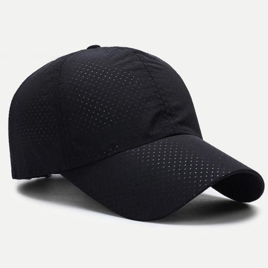 Baseball Cap Breathable Quick Dry 2 Materials Adjustable Sports Cap for Hiking