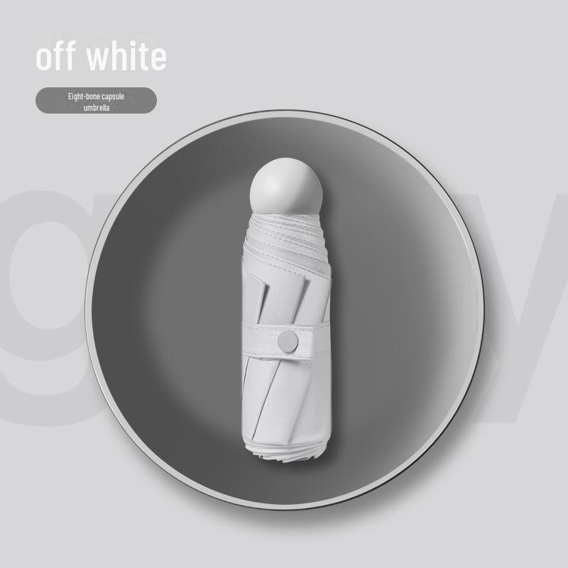 "Kompakter ultraleichter 5-fach UV-Schutz Mini-Kapselschirm"