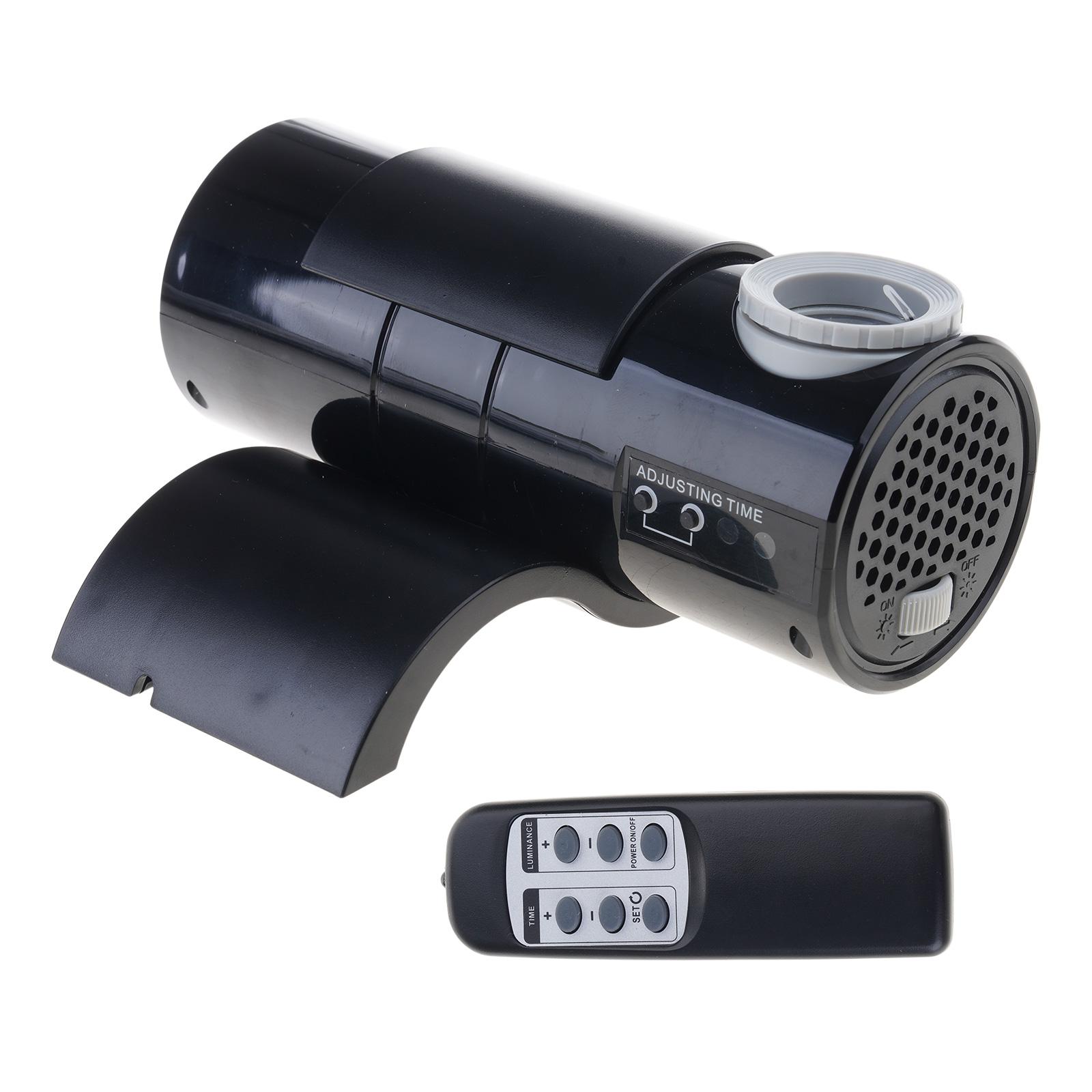 

Remote Control LED Projection Alarm Clock with Adjustable Brightness Multiple Alarm Sounds for Easy Nighttimes Viewing