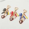 Lovely Sports Shape Keychain Novel Designs Decoration for Boys Girls Men Women for Wallets Backpacks and Gifts