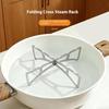 Outdoor Stainless Steel Cookware Steamer Rack Cooking Baking Pot Stand Portable Grill Food Accessories Kitchen Steaming Racks