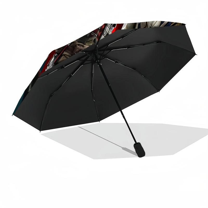 Assass Warrior Umbrella Folding umbrella, automatic umbrella 8-Frame for Travel, camping Use Gift for Halloween Christmas
