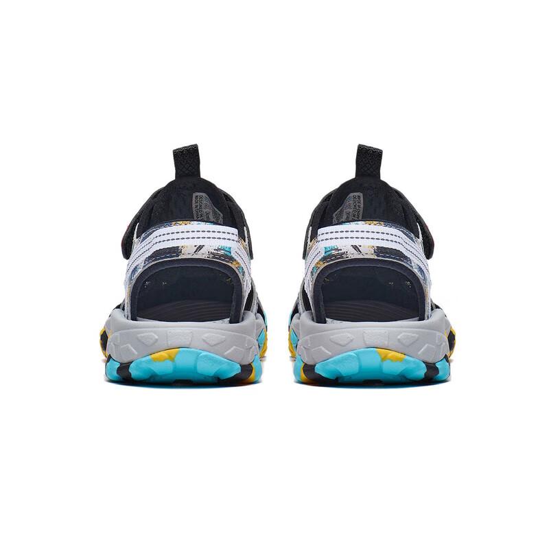 Li Ning Kids Trekking 1.5 Sports Trend Non-Slip Wear-Resistant Rebound Lightweight Sandals Kids Sandals Black White YKKT004-3