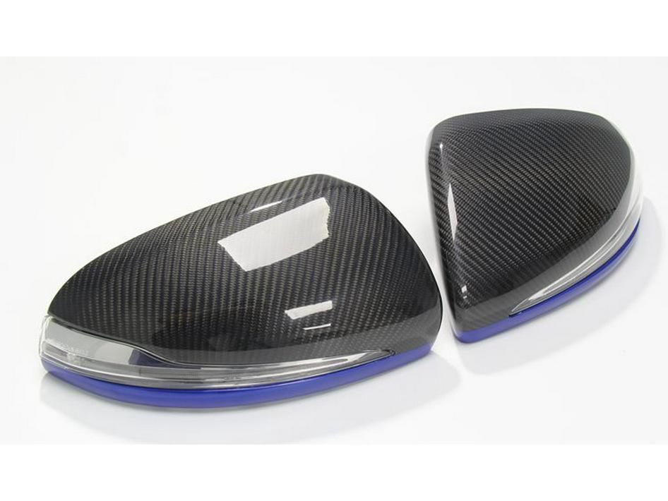 Carbon Fiber Rearview Mirror Cover for Mercedes-Benz C E S CLS GLC GLA GLB W205