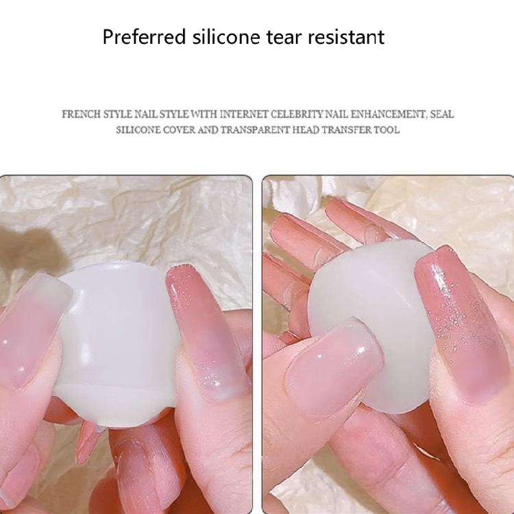 Easy To Clean Silicone Stamps with Scraper for French Nail Fashion Nail Designs Nail Stamp for Beauty Enthusiasts