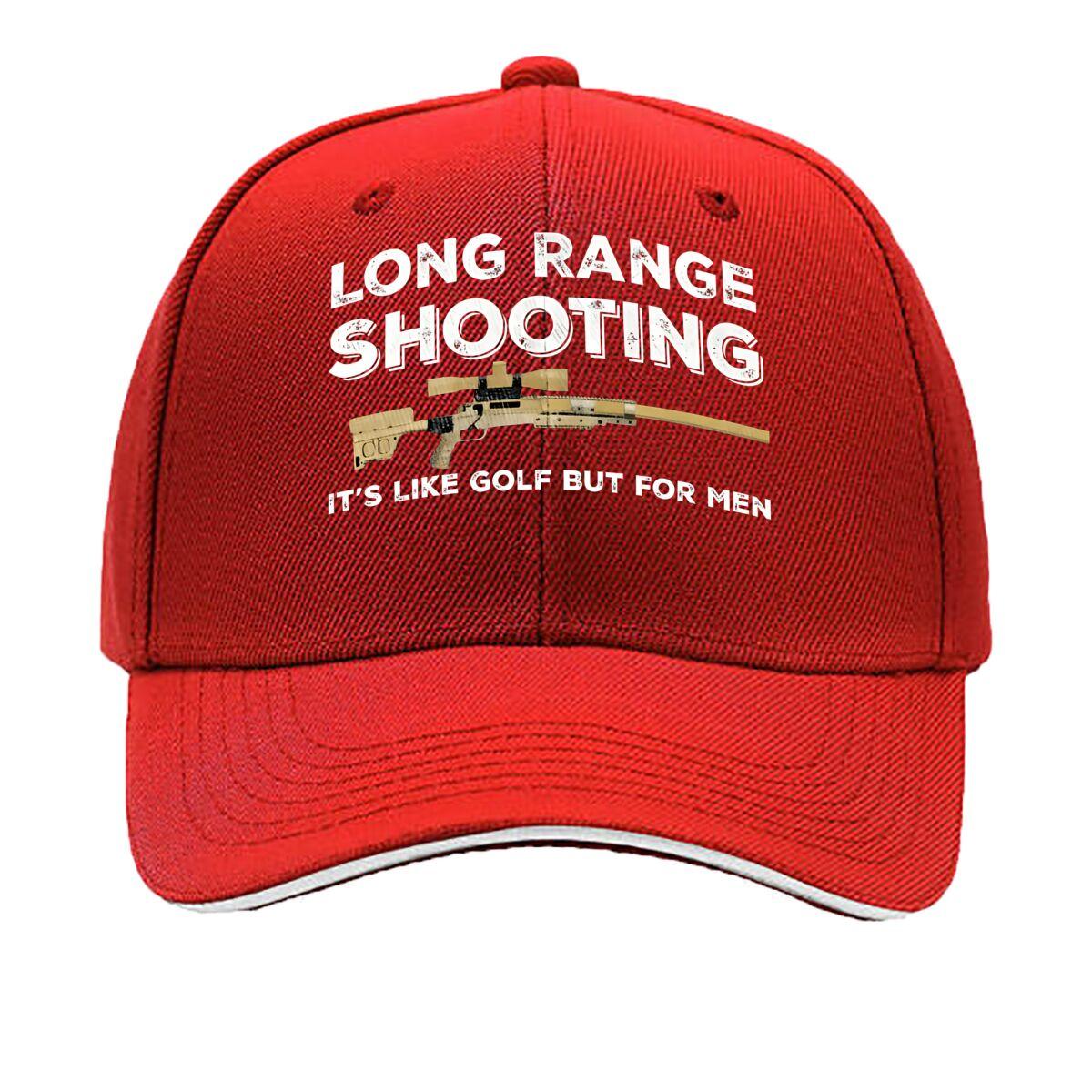 Humorous Headgear for LongDistance Shooting Similar to Golf But Tailored for Unisex Vintage Caps fo Sandwich Baseball Cap One Size