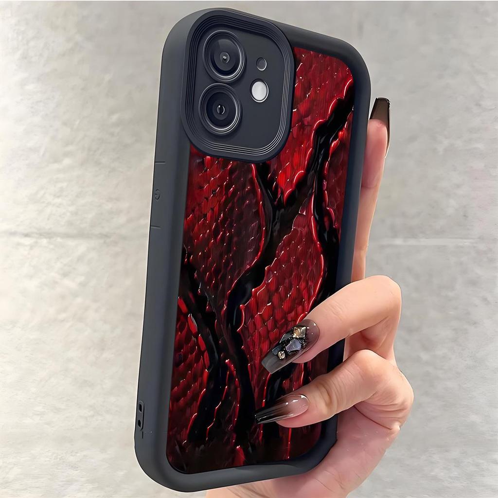 Black Groove Silicon Carbide Textured Staircase Case for iPhone 15/16/17