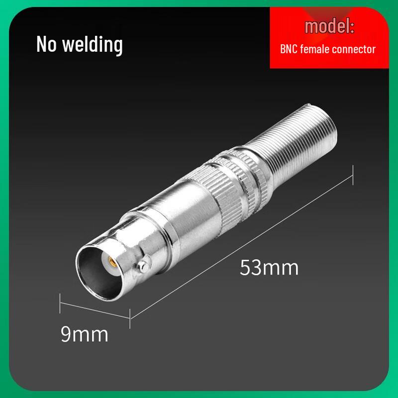 BNC Solderless Coaxial Cable Connector