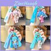 Adorable Miku Hatsune Keychain Cute Cartoon Silicone Bag Charm Car Key Accessory