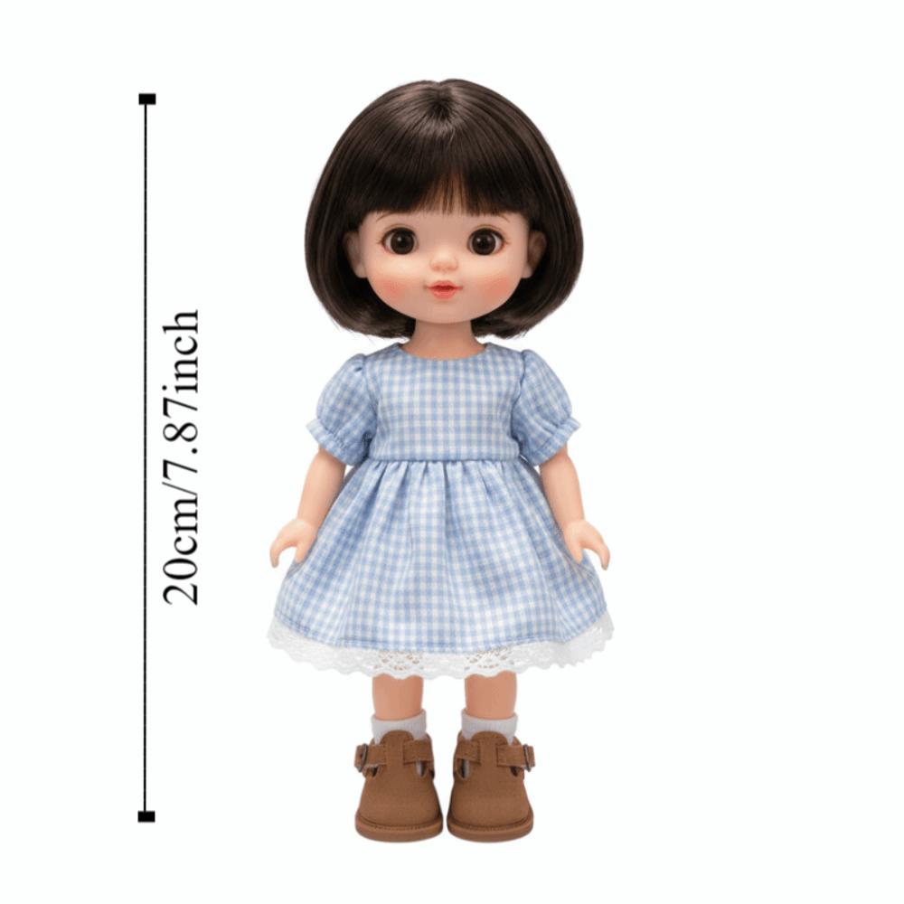 1pair Black Brown Doll Leather Shoes Boots Pretend Play Dolls Uniform Shoes Bjd Doll Shoe  For Penny