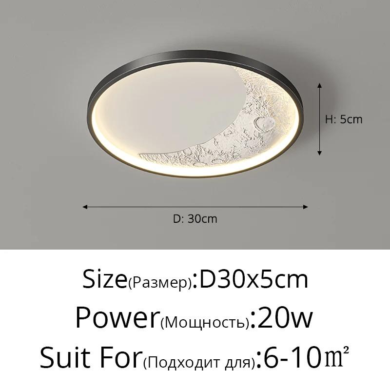 2025 New Round LED Ceiling Light for Children Creative Home Moon Astronaut Light Dreamy Bedroom Girl Kewei Princess Light