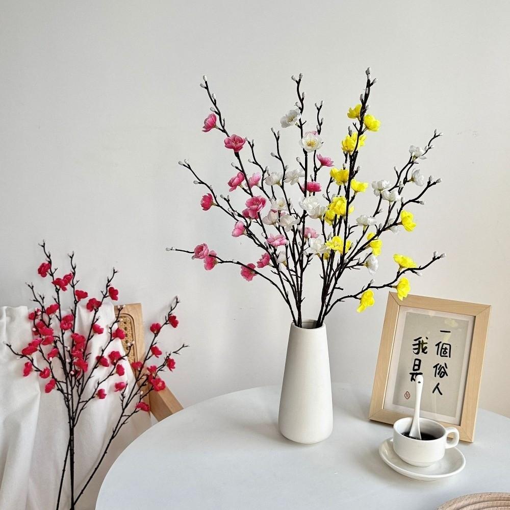 1pcs 54CM Wintersweet Faux Flower DIY Fake Plastic Flower Artificial Plum Blossom Home Decor