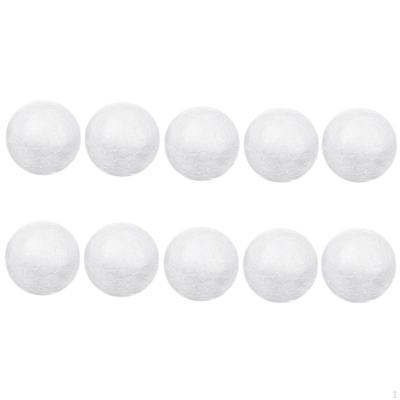 10pcs 8cm Snow Globes White Modeling Polystyrene Foam Crafts