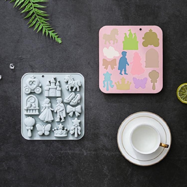 Elegant Princess Shape Silicone Mould For Home Chocolates And