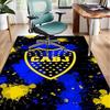 Football Club Emblem Office Rug Chair Mat, Game Carpet, Suitable for Front Door, Bedroom, Living Room, Desk, Holiday Gift
