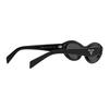 Prada Oval Sunglasses With Logo On The Temples Unisex sunglasses Black 0PR26ZS16K08Z55