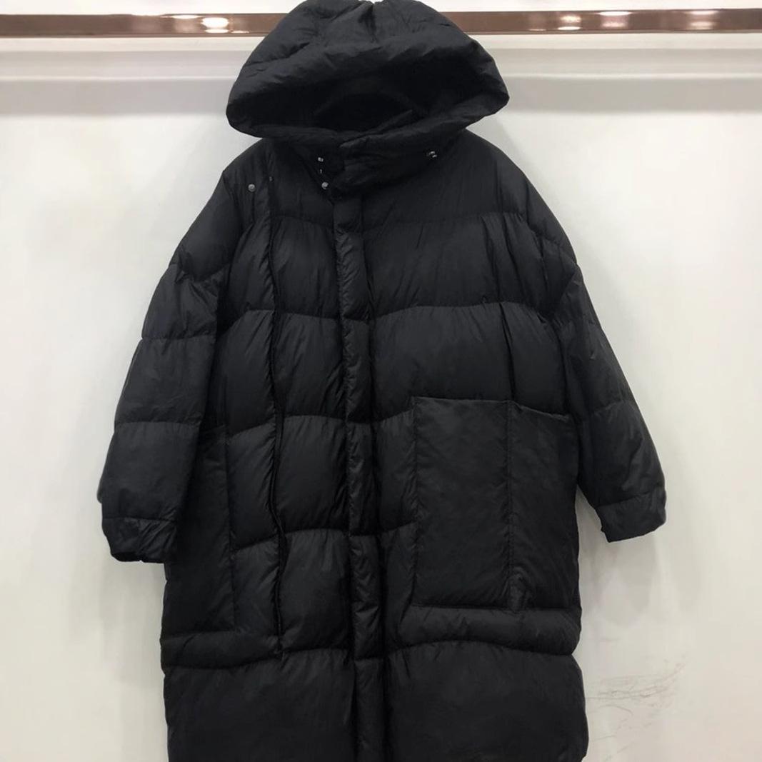 

Женская осенне-зимняя куртка с большими лацканами и капюшоном, свободное однотонное пальто большого размера One Size