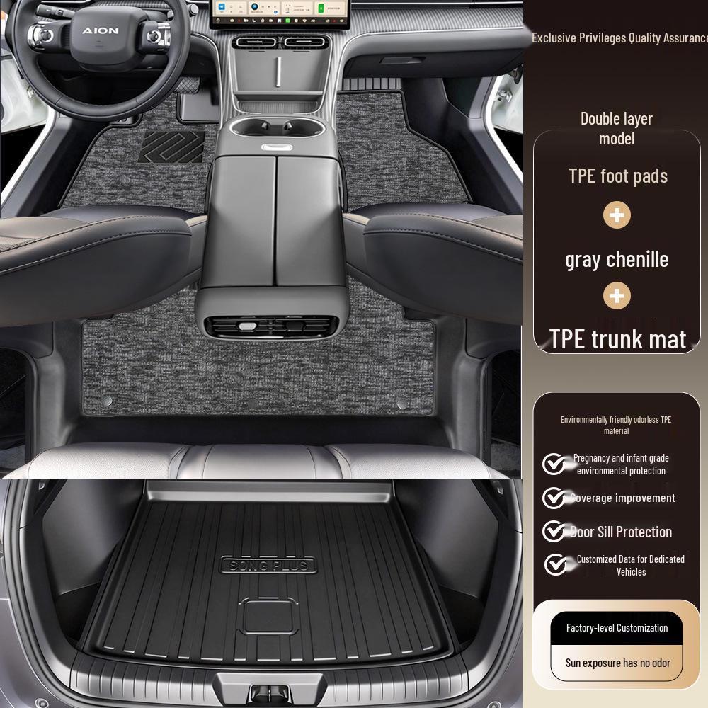 GAC AION i60 TPE Floor Mats: Essential Decorative Accessory for 25 Models