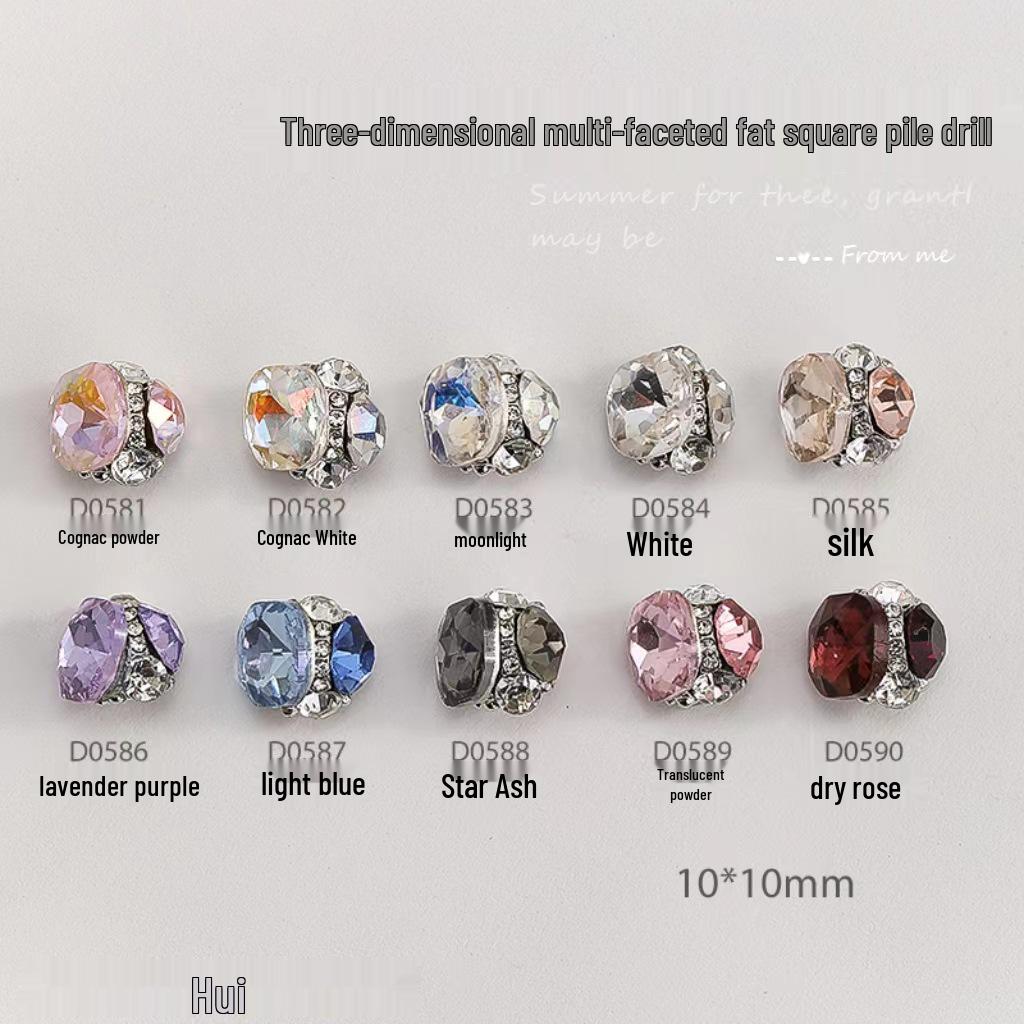 

Chic 3D Crystal Diamond Nail Art Accessories
