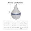 Wood Grain Aromatherapy Diffuser 300ml USB Humidifier with Essential Oils, Quiet Operation