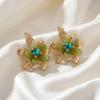 Hot-selling handmade flower bud earrings fashionable and elegant versatile stud earrings high-end earrings women