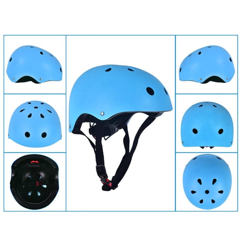 Teenager Ausrüstung Radfahren Knieschoner Knieschoner Ellbogenschoner Gleitbrett Kinder Outdoor Handgelenkschützer Rollschuhlaufen Helme Sets