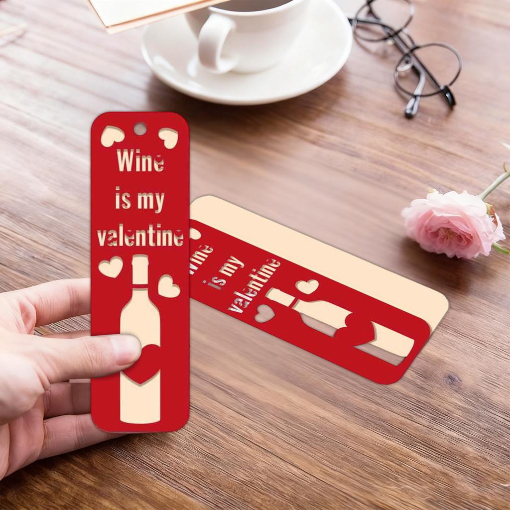 Bookmarks, Wooden Labels, Couple Gifts Valentine's Day Bookmark