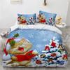 Kočičí povlečení na peřinu Veselé Vánoce Ložní souprava z mikrovlákna Kreslená zvířata Santa Claus Povlečení na peřinu Celé pro děti a teenagery Dekorace pokoje