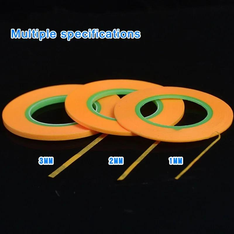 3pcs Fineline Masking Tape Set Pinstripe Tape Model Masking Tape Automotive Masking Tape for DIY Craft Car Auto Painting Art
