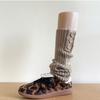 Balletcore Knitted Leg Cover Harajuku Long Tube Stockings Sweet Boots Cover  Autumn/Winter