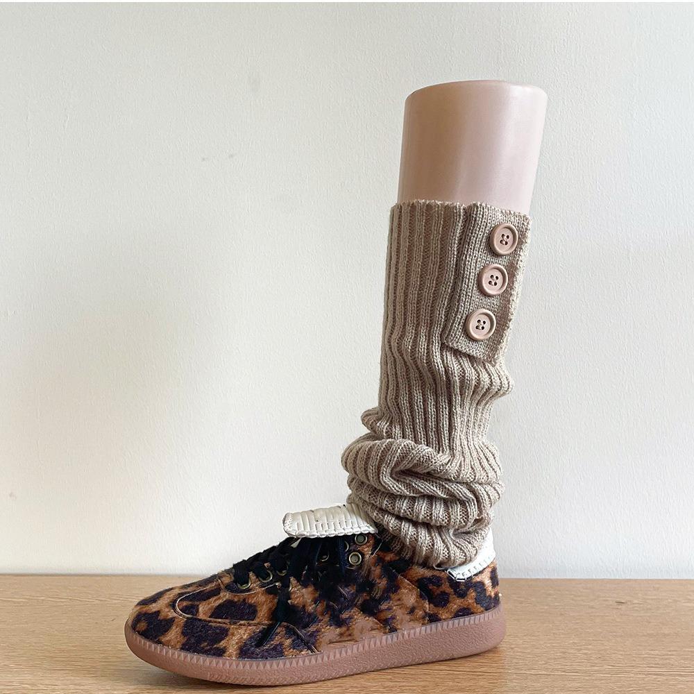 Balletcore Knitted Leg Cover Harajuku Long Tube Stockings Sweet Boots Cover  Autumn/Winter