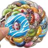 50PCS Donut Sticker Aesthetic Luggage Phone Casual Personalize Decorative Coffee Art Aesthetic Wall Decor Laptop Sticker