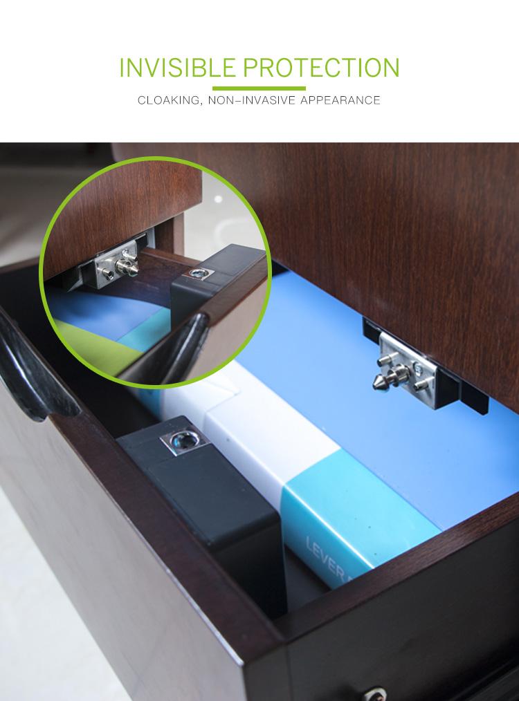 Invisible Cabinet Lock with TTlock App Control & RFID for Smart Furniture