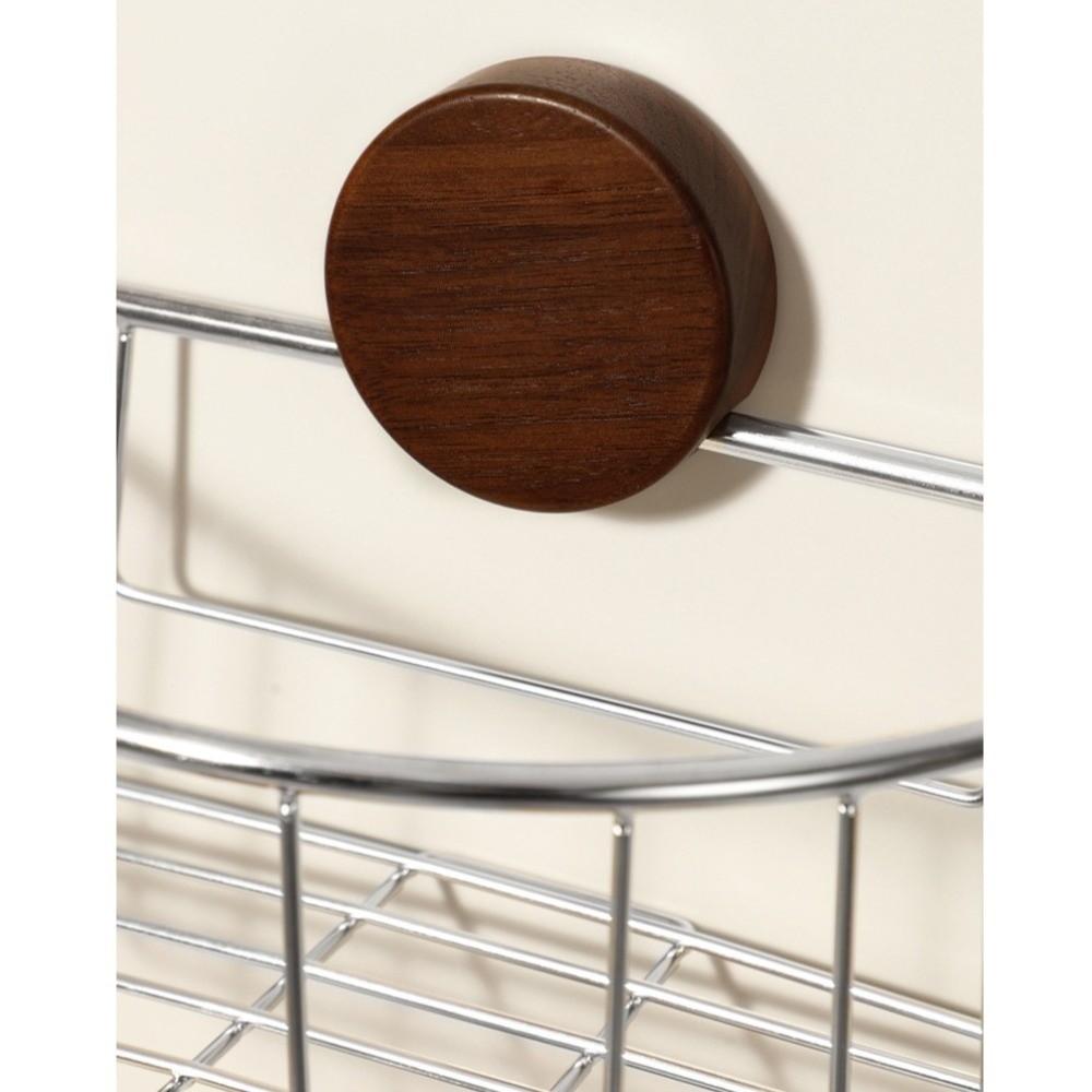 Wall Mounted Bathroom Organizer Shelf Stainless Steel Tissue Holder Countertop