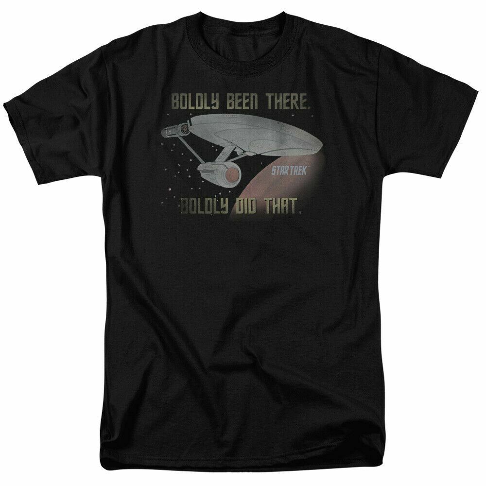 Star Trek The Animated Series Boldly Did That T-shirt Licensed SciFi TV Black XL