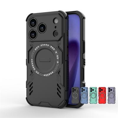 Pour Coque iPhone 17 Pro Pour iPhone 17 Pro Max 17 Air Anti-choc Adsorption Magnétique Chargement Sans Fil Coque Pour Coque iPhone 17 Pro