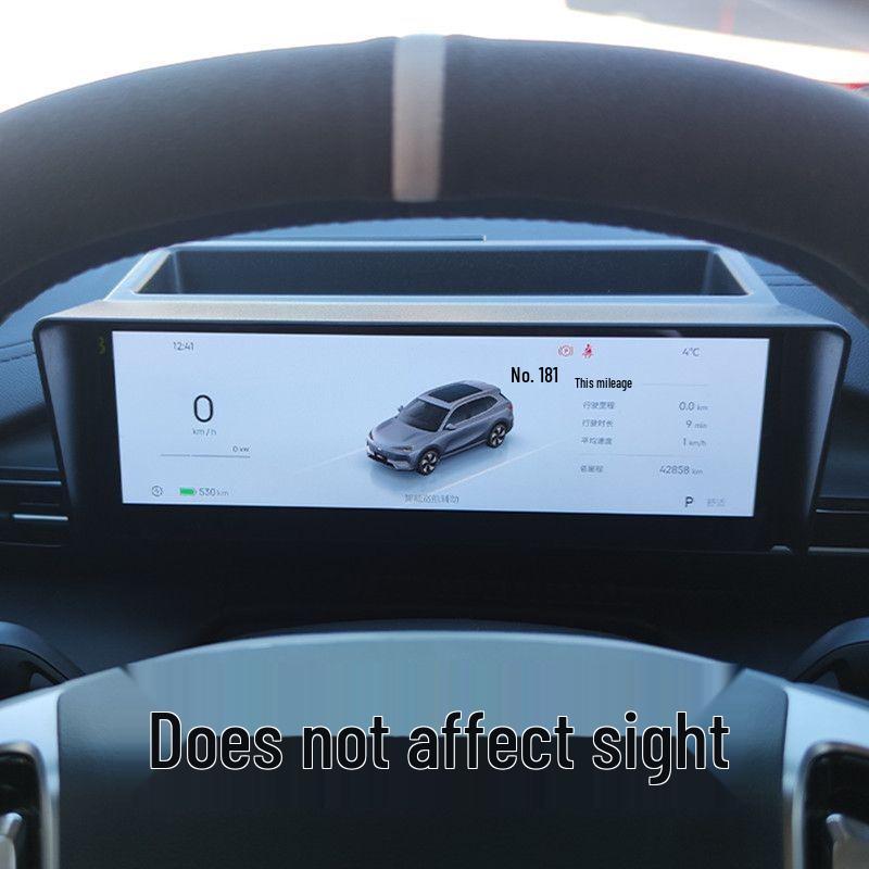 Leapmotor C10/C16 Sluneční clona na přístrojovou desku Úložný box - Černá technologie ochrany před sluncem