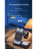 Încărcător Wireless Pliabil 3-în-1 pentru Telefoane Apple & Samsung, Căști și Ceasuri