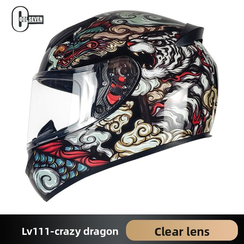 Helmet Motorcycle Four Seasons Universal Locomotive Full Helmet Electric Vehicle Helmet